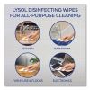 Disinfecting Wipes, 7 x 7.25, Lemon and Lime Blossom, 80 Wipes/Canister, 2 Canisters/Pack, 3 Packs/Carton2