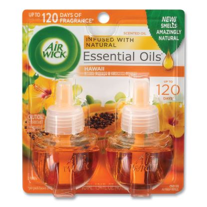 Scented Oil Twin Refill, Hawai'i Exotic Papaya/Hibiscus Flower, 0.67 oz1