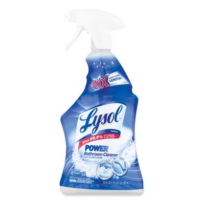 Disinfectant Power Bathroom Foamer, Liquid, Atlantic Fresh, 22 oz Trigger Spray Bottle, 6/Carton1