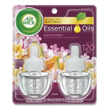 Life Scents Scented Oil Refills, Summer Delights, 0.67 oz, 2/Pack, 6 Packs/Carton1
