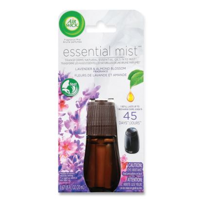 Essential Mist Refill, Lavender and Almond Blossom, 0.67 oz Bottle, 6/Carton1