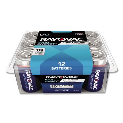 Alkaline D Batteries, 12/Pack1