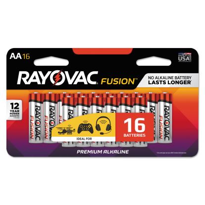 Fusion Advanced Alkaline AA Batteries, 16/Pack1