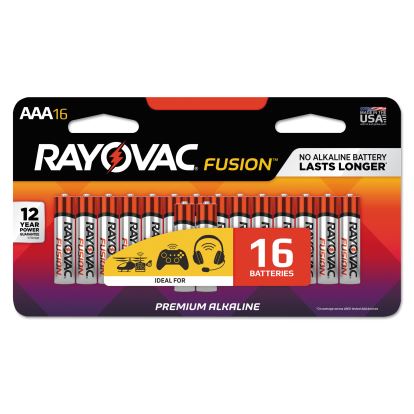 Fusion Advanced Alkaline AAA Batteries, 16/Pack1