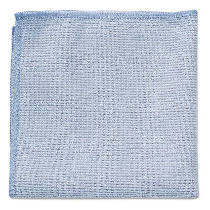 Microfiber Cleaning Cloths, 12 x 12, Blue, 24/Pack1