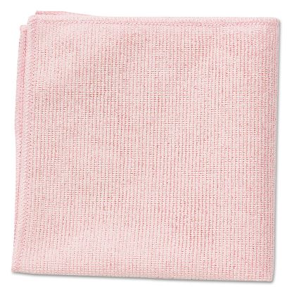 Microfiber Cleaning Cloths, 16 x 16, Pink, 24/Pack1