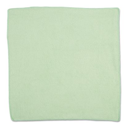 Microfiber Cleaning Cloths, 16 x 16, Green, 24/Pack1