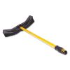 Maximizer Push-to-Center Broom, Poly Bristles, 18 x 58.13, Steel Handle, Yellow/Black2