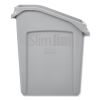 Slim Jim Under-Counter Container, 13 gal, Polyethylene, Gray2