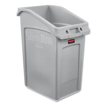 Slim Jim Under-Counter Container, 23 gal, Polyethylene, Gray1