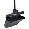 Lobby Pro Upright Dustpan, with Cover, 12.5w x 37h, Plastic Pan/Metal Handle, Black1