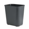 Fire-Resistant Wastebasket, Rectangular, Fiberglass, 7 gal, Black2