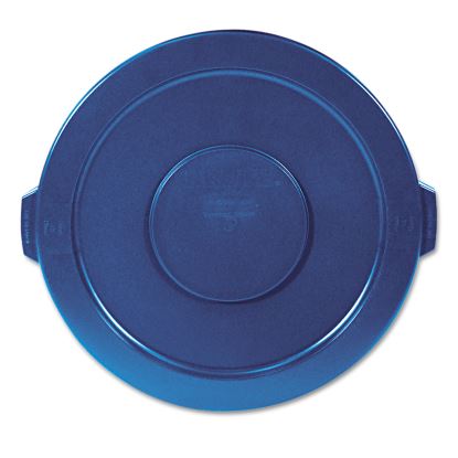 Round Flat Top Lid, for 32 gal Round BRUTE Containers, 22.25" diameter, Blue1