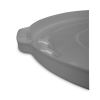 Round Flat Top Lid, for 55 gal Round BRUTE Containers, 26.75" diameter, Gray2