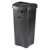 Swing Top Lid for Untouchable Recycling Center, 16" Square, Black2