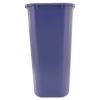 Large Deskside Recycle Container with Symbol, Rectangular, Plastic, 41.25 qt, Blue2