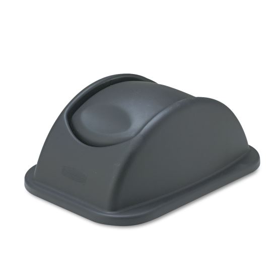 Rectangular Free-Swinging Plastic Lids, Black1