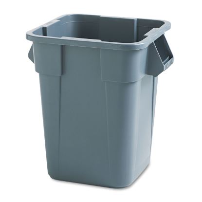 Brute Container, Square, Polyethylene, 40 gal, Gray1