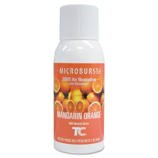 Microburst 3000 Refill, Mandarin Orange, 2 oz Aerosol Spray, 12/Carton1