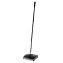 Floor and Carpet Sweeper, 44" Handle, Black/Gray1