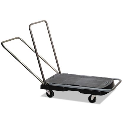 Utility-Duty Home/Office Cart, 250 lb Capacity, 20.5 x 32.5, Platform, Black1