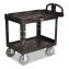 Heavy-Duty Utility Cart, Two-Shelf, 25.88w x 45.25d x 37.13h, Black1