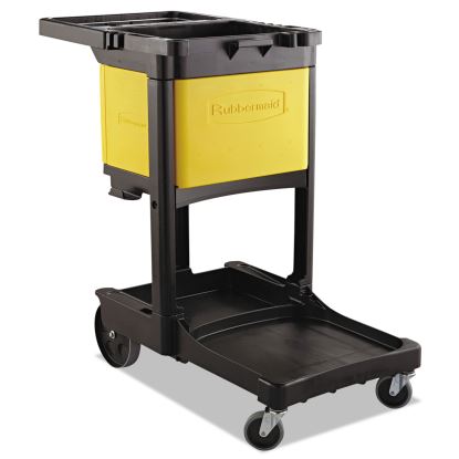 Locking Cabinet, For Rubbermaid Commercial Cleaning Carts, Yellow1