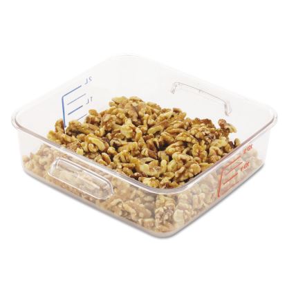 SpaceSaver Square Containers, 2 qt, 8.8 x 8.75 x 2.7, Clear1