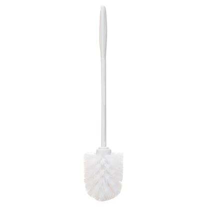 Commercial-GradeToilet Bowl Brush, 10" Handle, White, 24/Carton1
