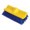 Bi-Level Deck Scrub Brush, Blue Polypropylene Bristles, 10" Brush, 10" Plastic Block, Tapered Hole1