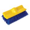 Bi-Level Deck Scrub Brush, Blue Polypropylene Bristles, 10" Brush, 10" Plastic Block, Tapered Hole2