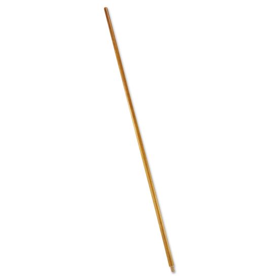 Wood Threaded-Tip Broom/Sweep Handle, 60", Natural1