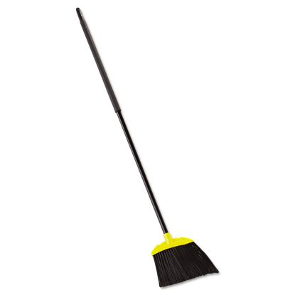 Jumbo Smooth Sweep Angled Broom, 46" Handle, Black/Yellow, 6/Carton1