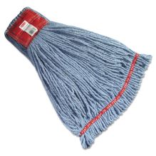 Web Foot Wet Mop Heads, Shrinkless, Cotton/Synthetic, Blue, Large1