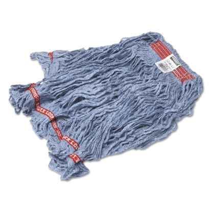 Swinger Loop Wet Mop Heads, Cotton/Synthetic, Blue, Large, 6/Carton1
