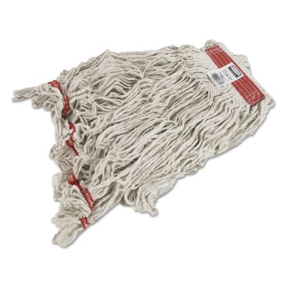 Swinger Loop Wet Mop Heads, Cotton/Synthetic, White, Large, 6/Carton1