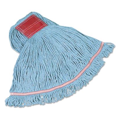 Swinger Loop Wet Mop Heads, Cotton/Synthetic, Blue, Large1