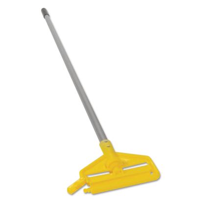 Invader Aluminum Side-Gate Wet-Mop Handle, 1 dia x 60, Gray/Yellow1