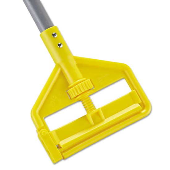 Invader Fiberglass Side-Gate Wet-Mop Handle, 1" dia x 60", Gray/Yellow1