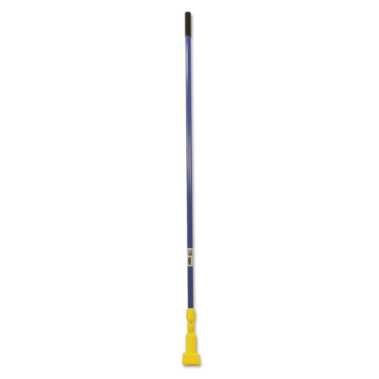 Gripper Fiberglass Mop Handle, 60", Blue/Yellow1