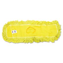 Trapper Commercial Dust Mop, Looped-end Launderable, 5" x 24", Yellow1