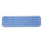 Microfiber Wet Room Pad, Split Nylon/Polyester Blend, 18", Blue, 12/Carton1