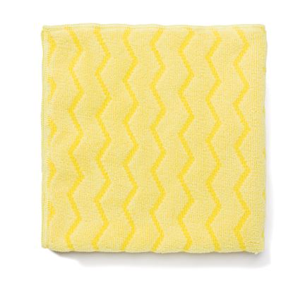 Reusable Cleaning Cloths, Microfiber, 16 x 16, Yellow, 12/Carton1