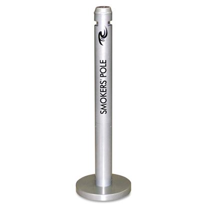 Smoker's Pole, Round, Steel, 0.9 gal, Silver1