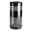 Classics Perforated Open Top Receptacle, Round, Steel, 25 gal, Black1