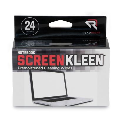 Notebook ScreenKleen Pads, Cloth, 7 x 5, White, 24/Box1