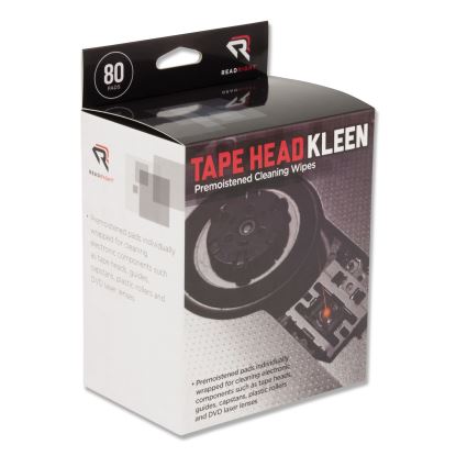 Tape Head Kleen Pad, Individually Sealed Pads, 5 x 5, 80/Box1
