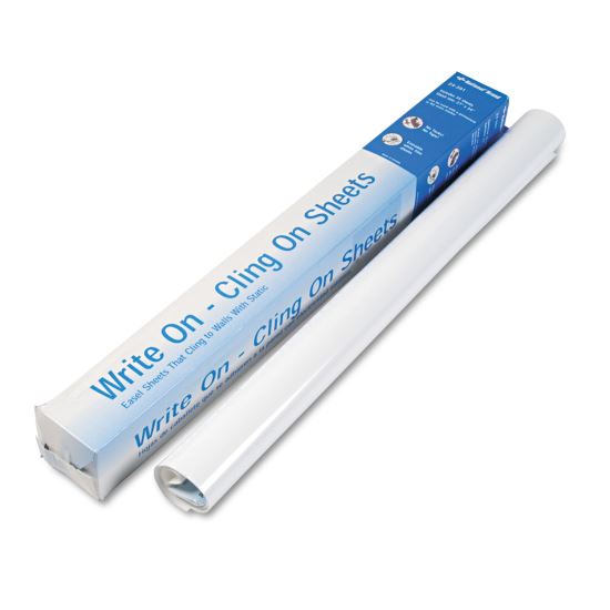 Write On-Cling On Easel Pad, Unruled, 35 White 27 x 34 Sheets1