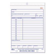 Receiving Record Book, Two-Part Carbonless, 5.56 x 7.94, 1/Page, 50 Forms1