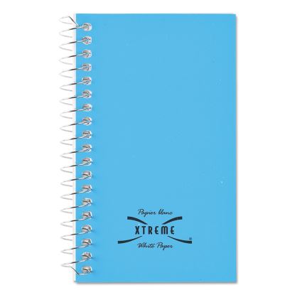 Paper Blanc Xtreme White Wirebound Memo Books, Narrow Rule, Randomly Assorted Covers, 5 x 3, 60 Sheets1